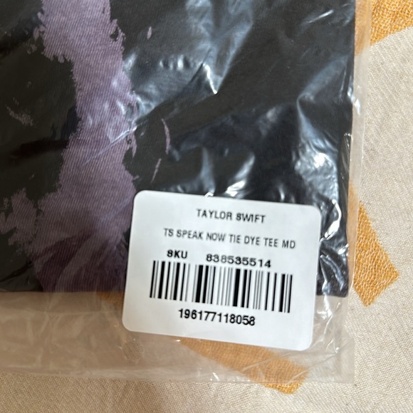 SPEAK NOW (TAYLOR'S VERSION) TRACKLIST PURPLE TIE DYE T-SHIRT - Picture 5 of 5